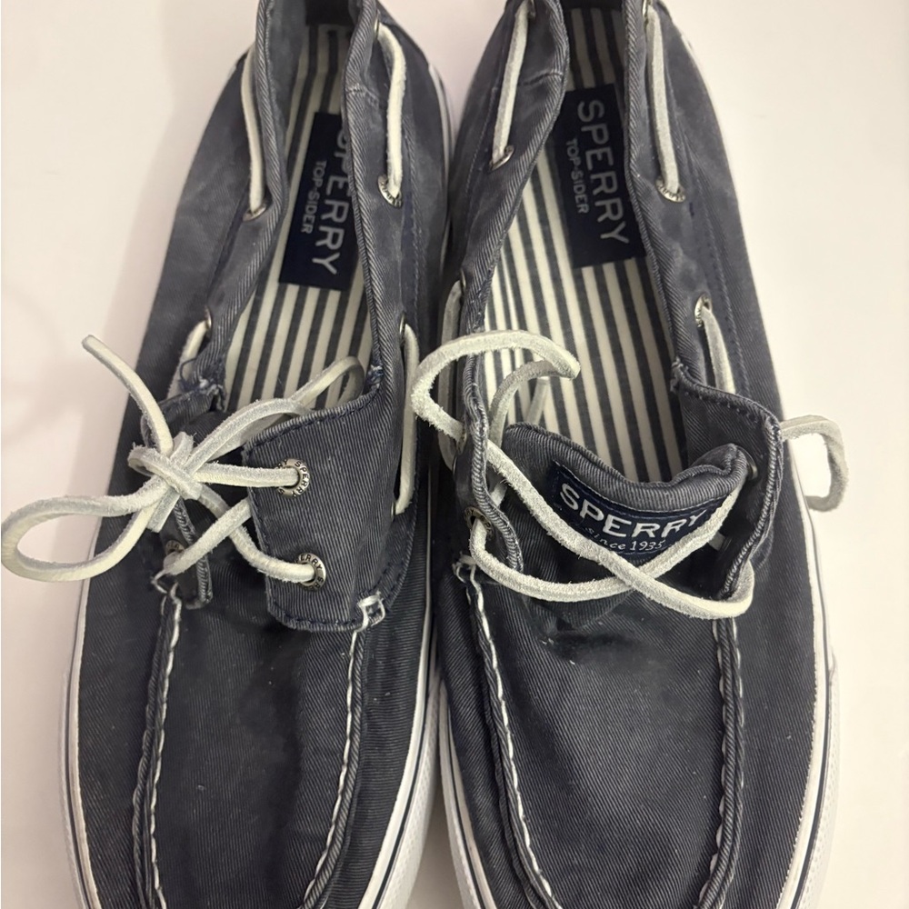 Sperry Men's Blue Canvas Boat Shoes